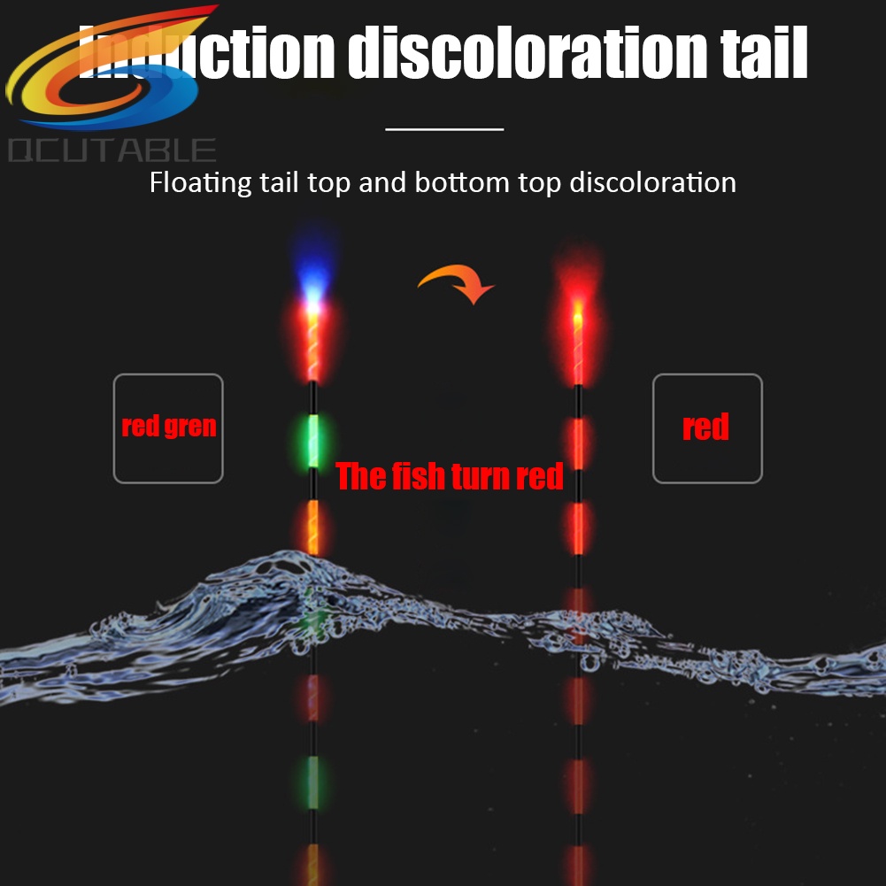 Phao điện câu cá phát sáng thông minh đuôi cảm biến ban đêm đa năng