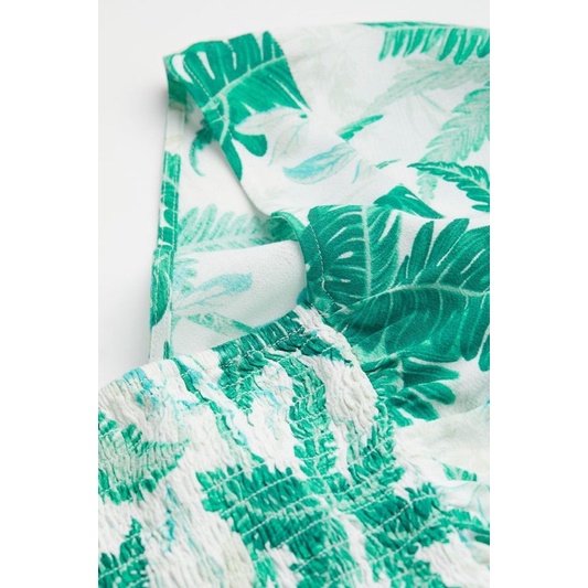 Áo kiểu nữ, áo dây rút dáng croptop HM auth