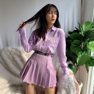 SET HỌC SINH MÀU TÍM NATTHY STYLE