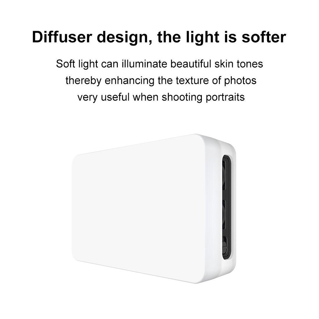 BEBETTERM Đèn LED 120 Bóng Hỗ Trợ Quay Video / Phát Sóng Trực Tiếp Có Thể Sạc