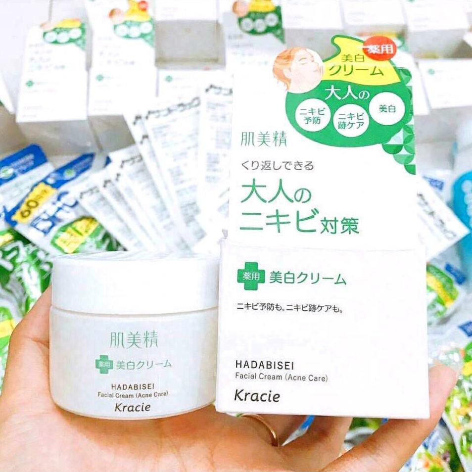 Kem dưỡng da mụn Kracie Hadabisei Facial Cream (Acne Care)