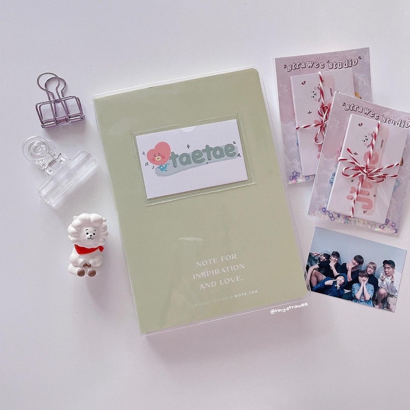 Set 7 thẻ ảnh bt21 cho sổ - Strawee Studio