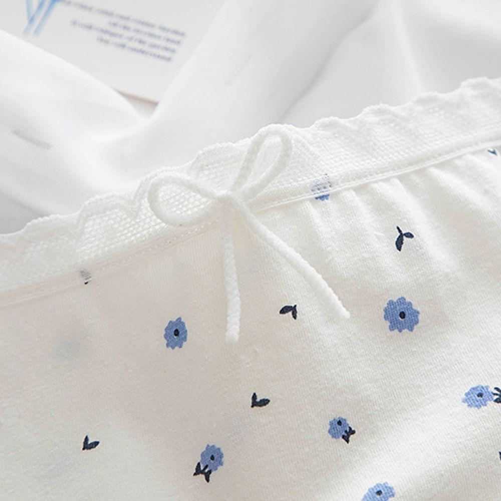 OCEANMAP Quần Lót Cotton Nữ Phối Ren Dễ Thương