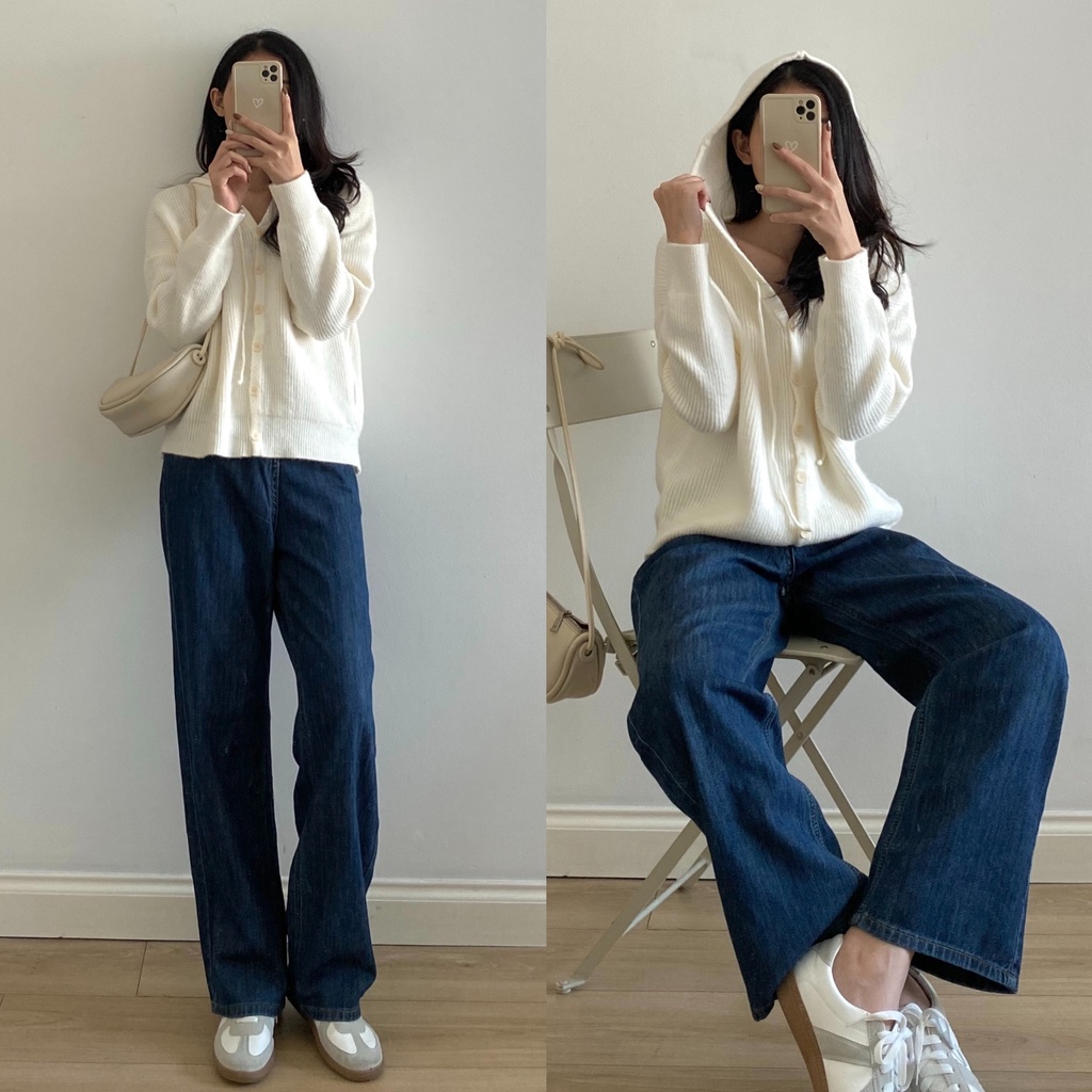 Áo cardigan len có mũ _ A0277 | BigBuy360 - bigbuy360.vn