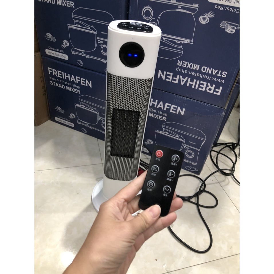 Máy sưởi gốm PTC 2000W thương hiệu Camel Con Lạc Đà - Quạt sưởi PTC 2 chiều có điều khiển từ xa tiện lợi