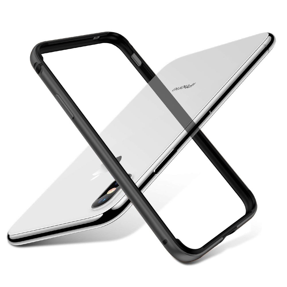 Ốp điện thoại silicon viền nhôm chống sốc cao cấp sang trọng dành cho iPhone 6 6s 7 8 Plus X XS XR XS MAX