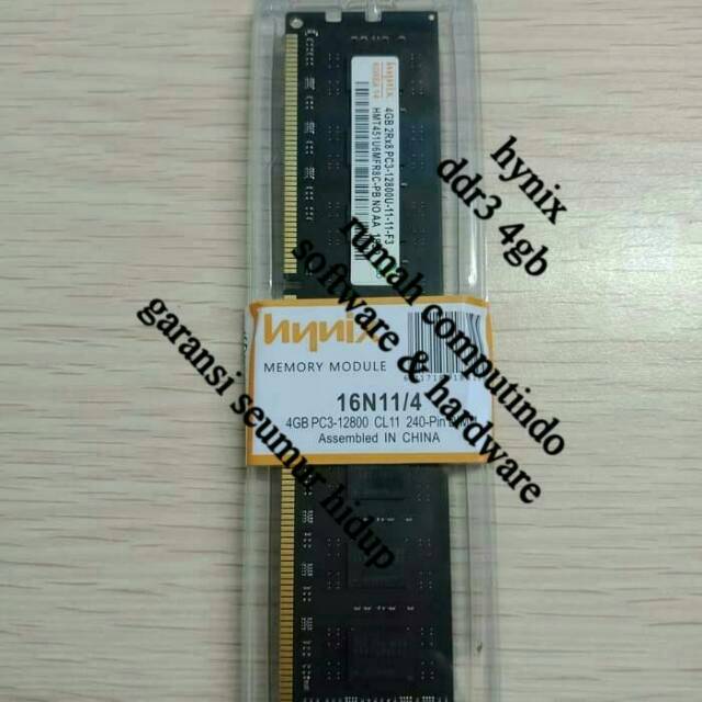 Ram Pc Ddr3 4gb Pc12800 1600mhz Cl11hynix Giá Rẻ Nhất Mới