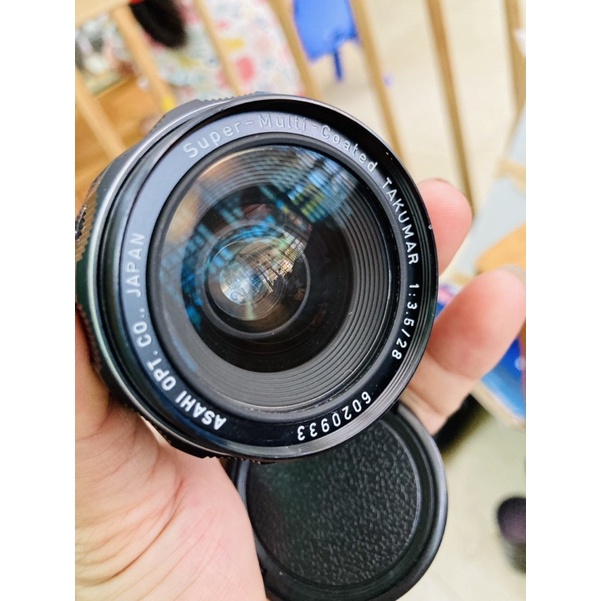 Ống kính, Lens SMC Takumar 28mm f3.5 đời 2 ngàm M42 dùng cho máy Pentax Spotmatic