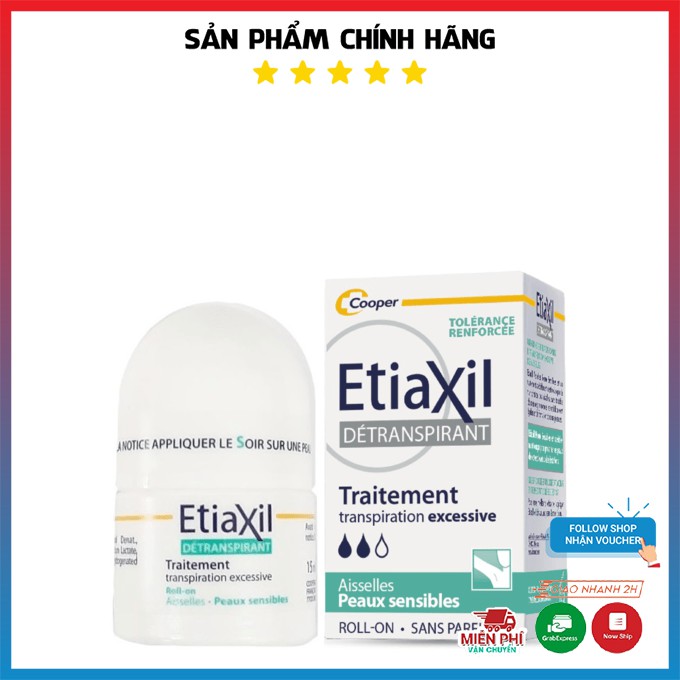 Lăn khử mùi Etiaxil, Lăn nách extiaxil khử mùi cơ thể hiệu quả suốt 72h - 15ml