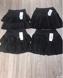 Chân váy dập ly 2 tầng