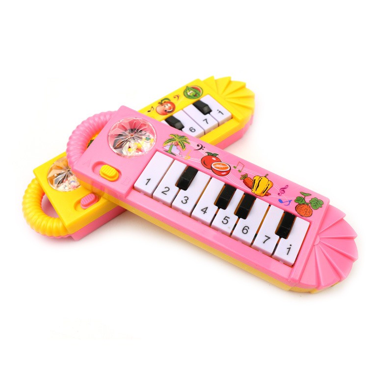 Đồ chơi đàn piano phát nhạc cho bé 2 chế độ phát có bóng bay
