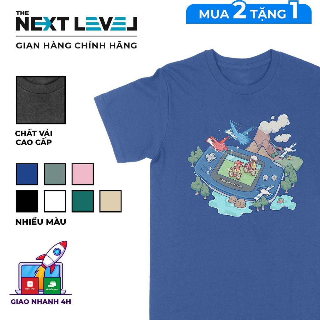 Áo thun Ruby & Sapphire - Gameboy Advance Unisex THE NEXT LEVEL, Cotton 100% 7 màu nam nữ - BT0006