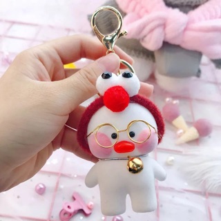 MÓC KHÓA VỊT MÁ HỒNG CUTE  😍