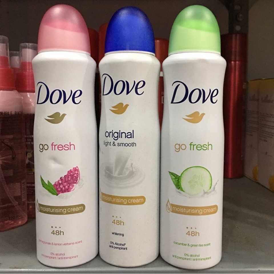 Xịt khử mùi Dove 150ml