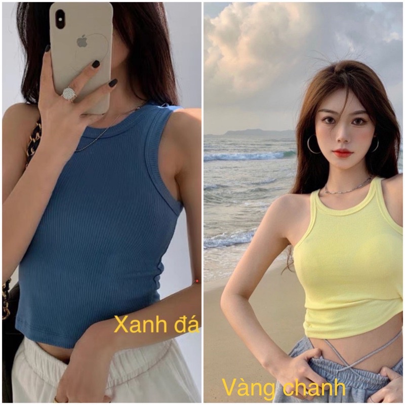 ÁO CROPTOP BA LỔ CHẤT LEN TĂM SỊN SÒ(HÀNG XẤU HÀNG LỔI BAO ĐỔI TRẢ MIỄN PHÍ)