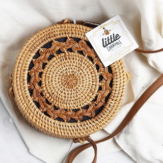 túi mây tre tròn đi biển phi 18