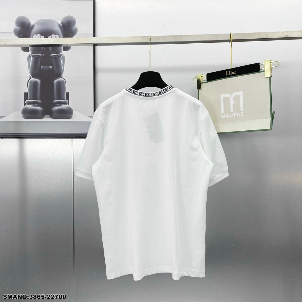 Áo Phông Nam Docle Họa Tiết Bo Cổ Cực Chất - Áo Thun Nam Nữ DG Chất Liệu Cotton Thoáng Mát DT Fashion Menwear