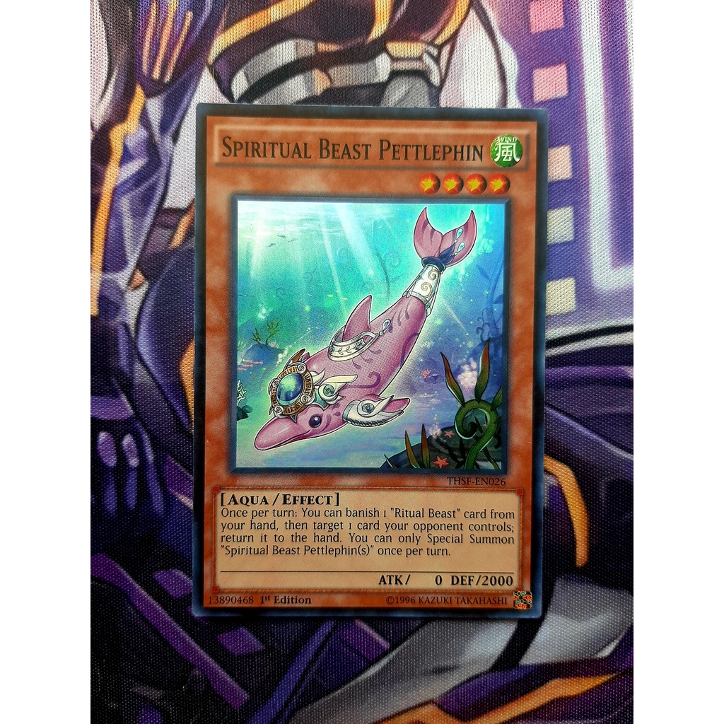 Thẻ Bài Yugioh Monster Spiritual Beast Pettlephin - THSF-EN026 - Super Rare