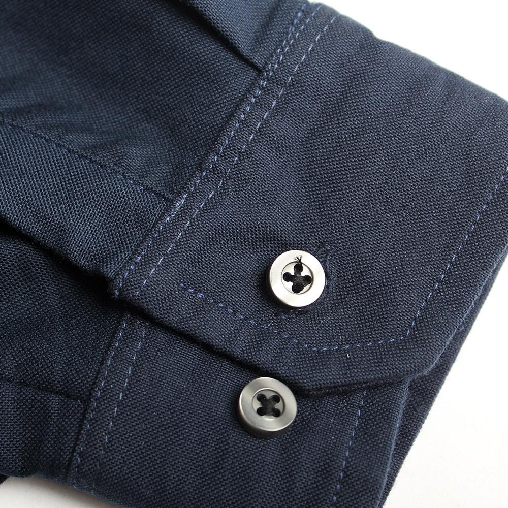 Áo Sơ Mi Nam Tay Dài Thời Trang Cotton Thoáng Mát Màu Trơn | BigBuy360 - bigbuy360.vn