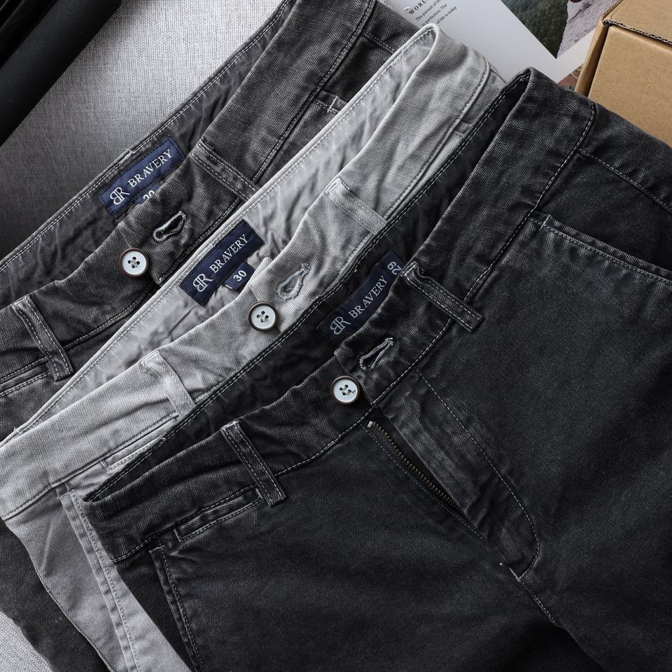 Short Jean thun BR Xám - Hàng hiệu Xuất Khẩu QJKK01