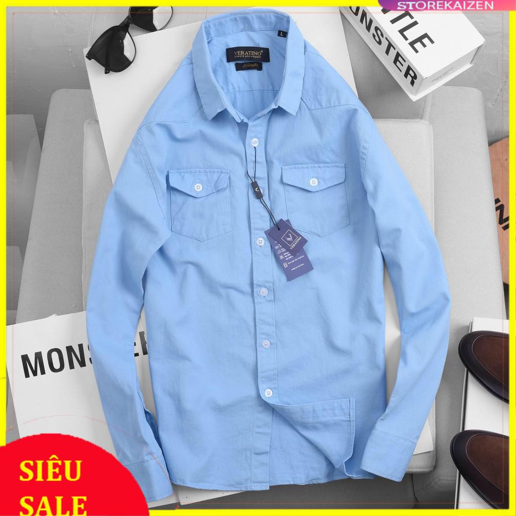 [ MỚI ] Áo Denim l Áo Sơ Mi Nam Dài Tay Nam Chất Dày Dặn_Sản Phẩm HOTT | BigBuy360 - bigbuy360.vn
