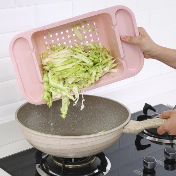 Rổ gác bồn rửa bát thông minh gấp gọn, khay nhựa đa năng có thể điều chỉnh kích thước gài bồn rửa chén siêu tiện dụng