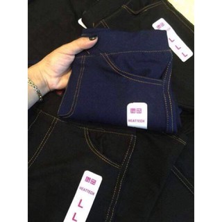 Quần giả jean 4 túi chất liệu cotton da cá