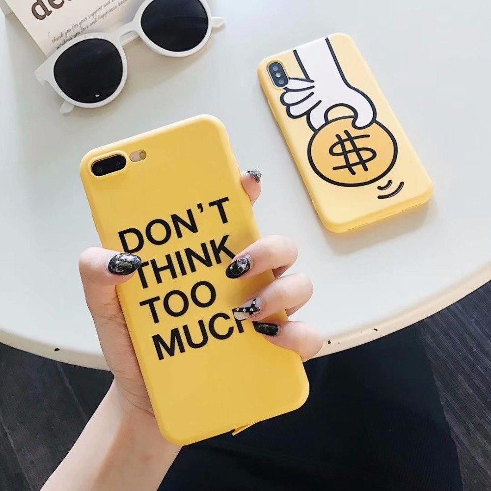 Ốp lưng iphone DON'T THINK TOO MUCH ip 6 6s 6splus 7 8 x xr xs max 11 pro max (a162)