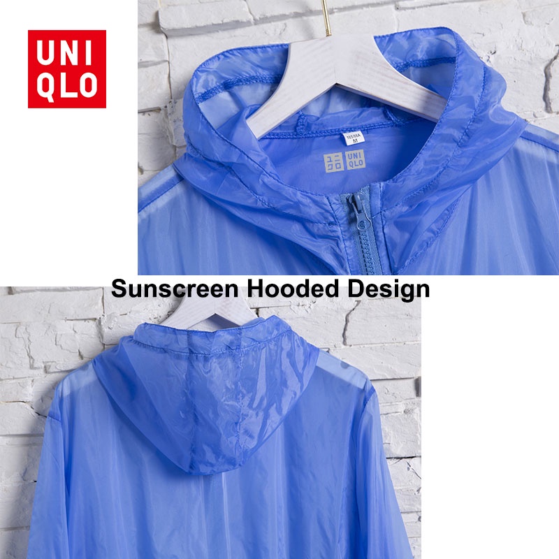 Hàng Có Sẵn Áo Khoác Hoodie Uniqlo Siêu Nhẹ Chống Nắng Chống Tia UV Chống Gió Khô Nhanh Cho Nam Và Nữ