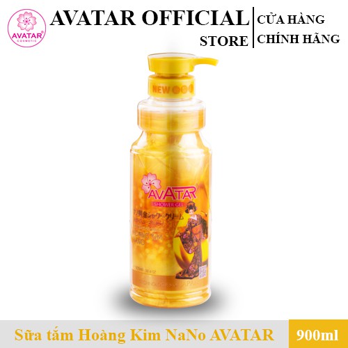 [Mã FMCG8 - 8% đơn 250K] Sữa tắm hoàng kim nano avatar 900ml loại bỏ hắc tố cho làn da sáng đều màu và sáng tự tin hơn