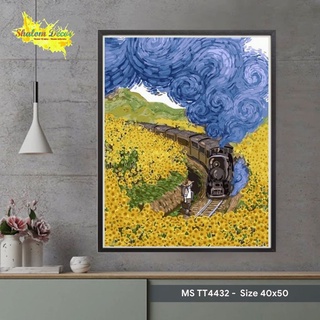 Tranh số hóa - tranh tô màu theo số shalom decor