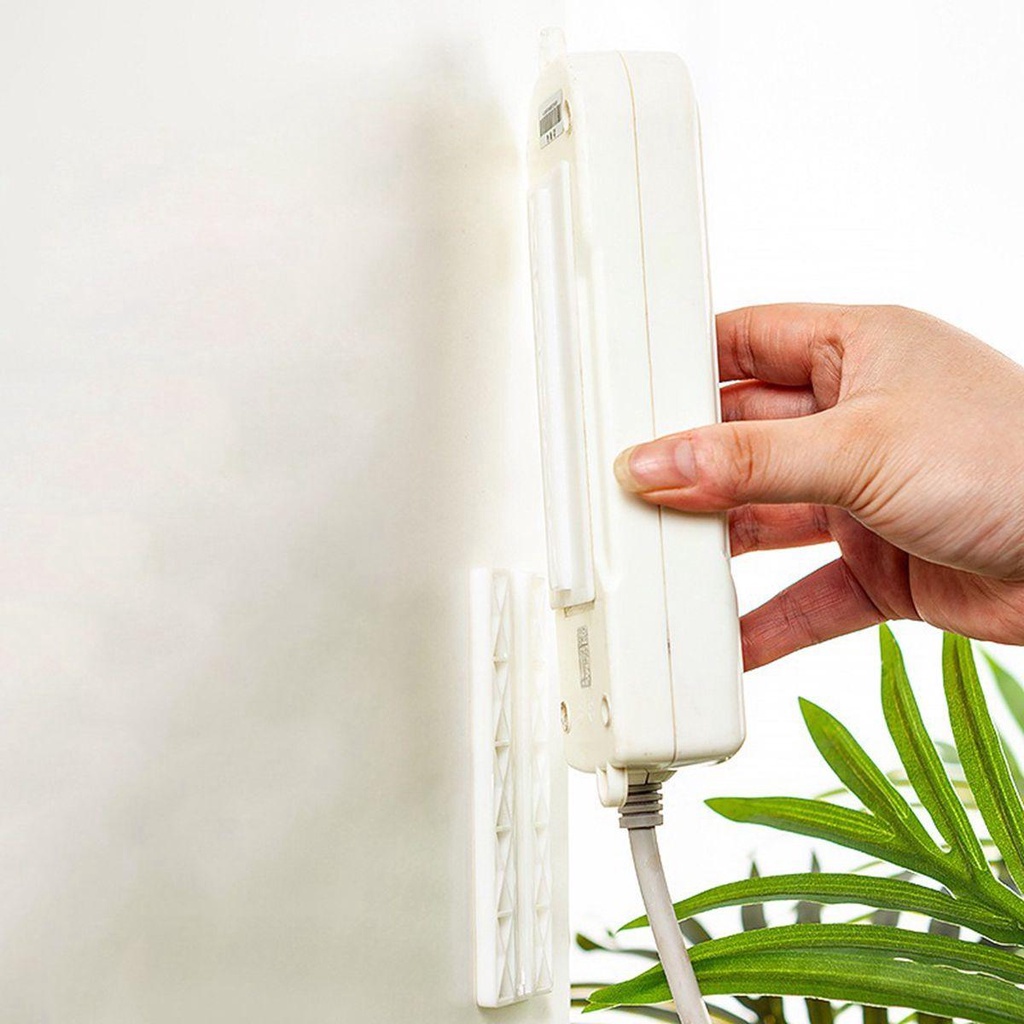 AROMA Giá Gắn Tường Tự Dính Để Treo Ổ Cắm Điện Tiện Dụng Và Bền