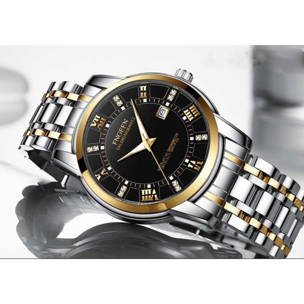 Đồng hồ nam đẹp FNGEEN chính hãng, giảm giá sốc, dây thép cao cấp, lên tay tuyệt đẹp ( Mã: AF08 ) | BigBuy360 - bigbuy360.vn