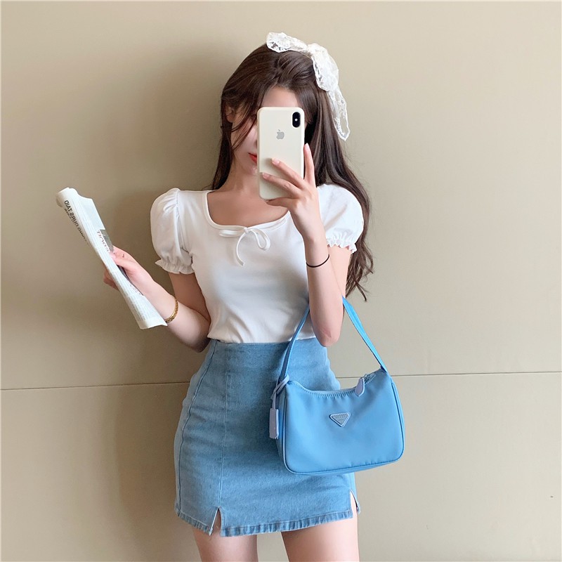 Chân váy jean nữ dáng ôm mini Emilyshop