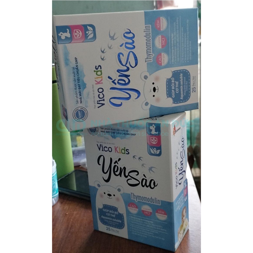 Yến Sào Vico Kids Thymomodulin Cho Trẻ Biếng Ăn Chậm Lớn, Kích Thích Tiêu Hoá Cho Bé – Nhà thuốc An Đức