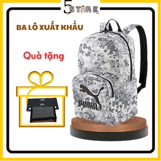 Balo xuất khẩu chống thấm nước màu camo 21kg, cặp đi học, ba lô laptop, ba lo du lịch, backpack