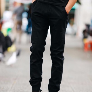 Quần jogger nam- len tăm bo gấu