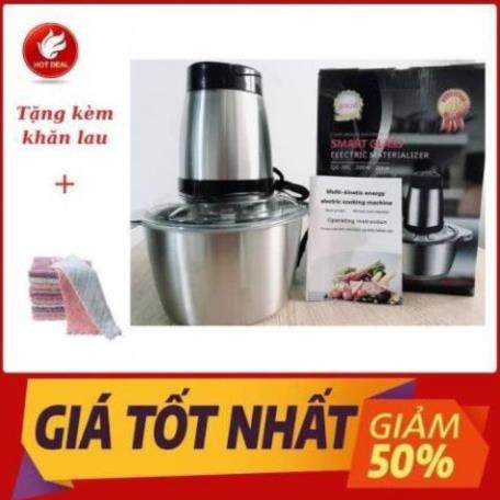 Máy xay cối thủy tinh  4 lưỡi inox 304 đa năng Kèm quà tặng đặc biệt.