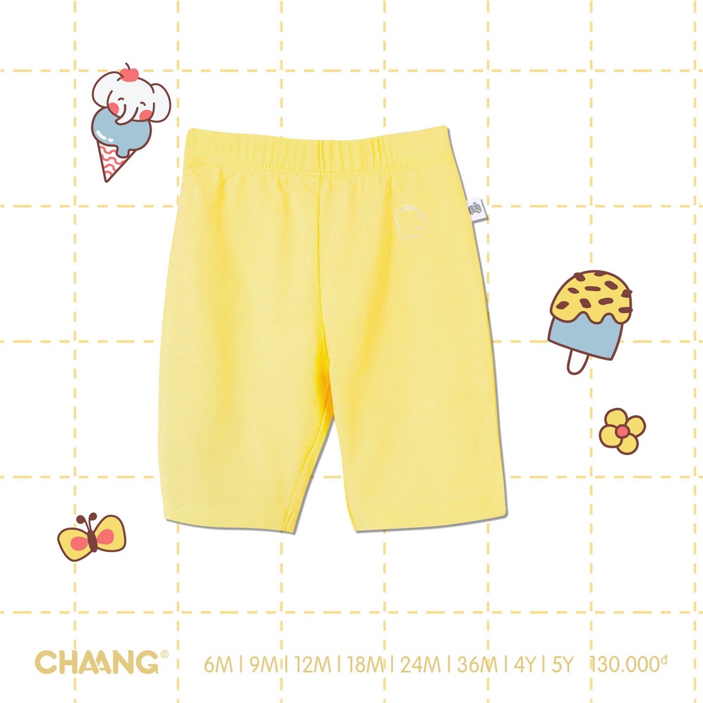 [CHÍNH HÃNG] Quần legging lửng trơn Summer bé gái Chaang