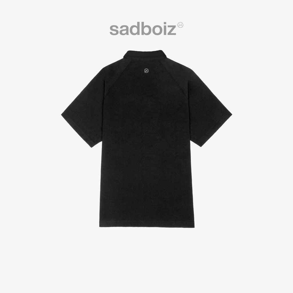 Áo polo SADBOIZ Lowkey Black