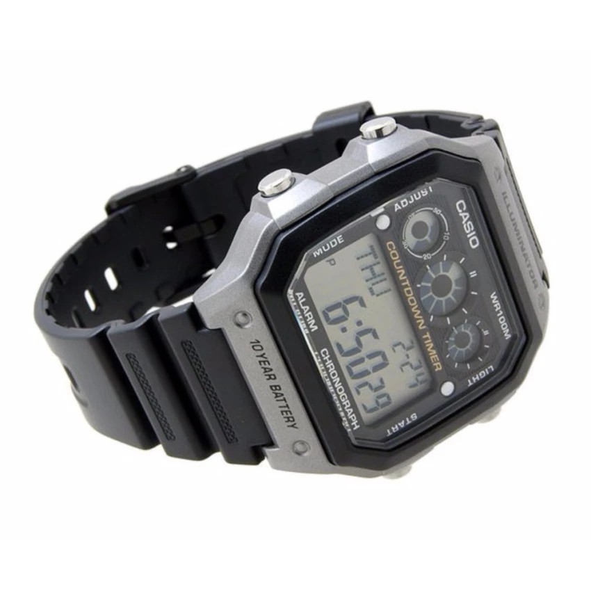 Đồng hồ nam dây nhựa Casio chính hãng Anh Khuê AE-1300WH-8AVDF