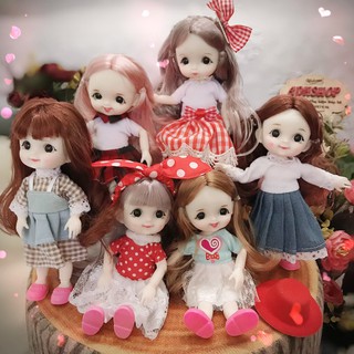 Búp Bê Em Bé Mong Kèm Trang Phục cao 16cm 13 Khớp