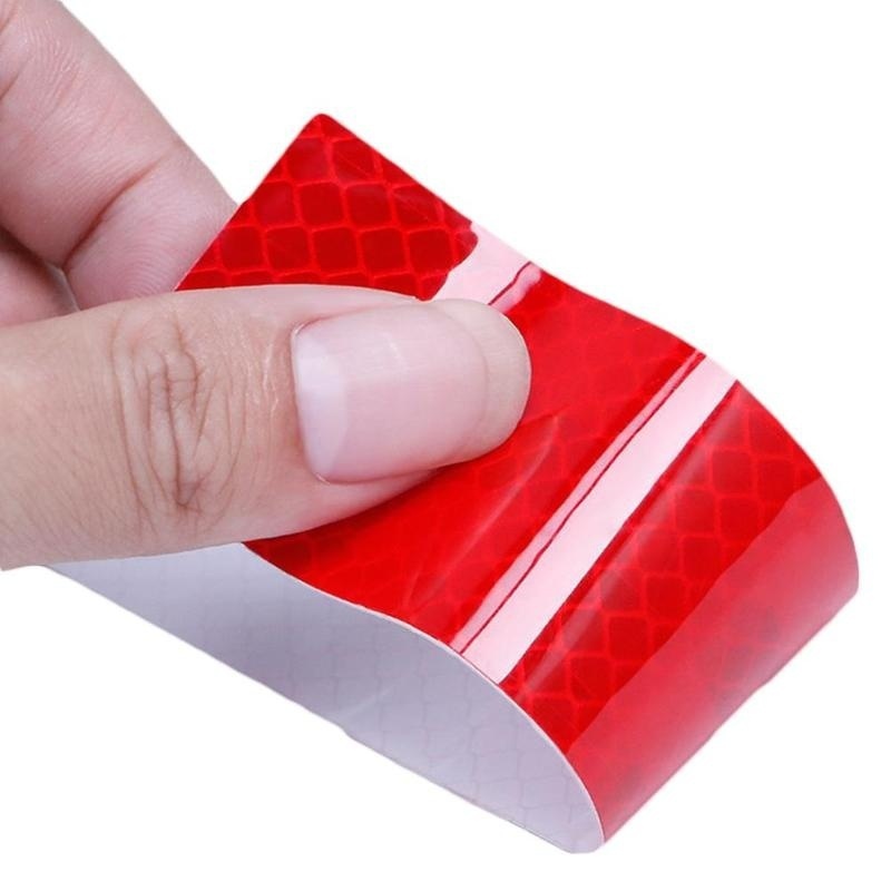 Bộ 5 Miếng Dán Phản Quang Cảnh Báo Phản Quang 91*4 Trang Trí Thân Xe Hơi Tiện Dụng