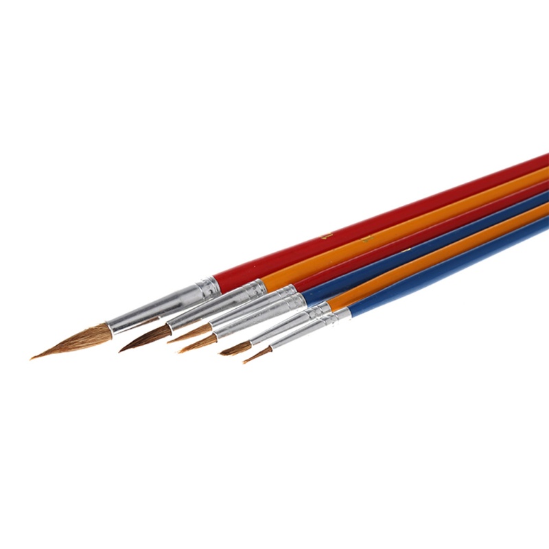 Set 6 Cọ Vẽ Tranh Sơn Dầu Chuyên Dụng