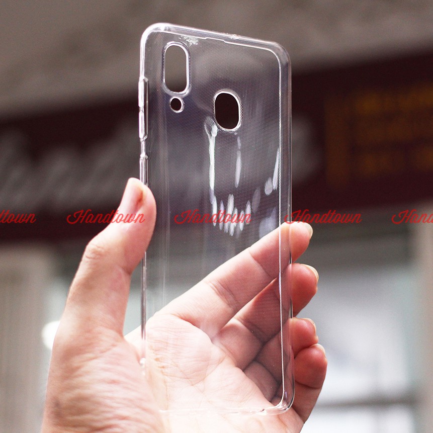 Ốp Lưng Samsung A20 Silicon Dẻo Trong