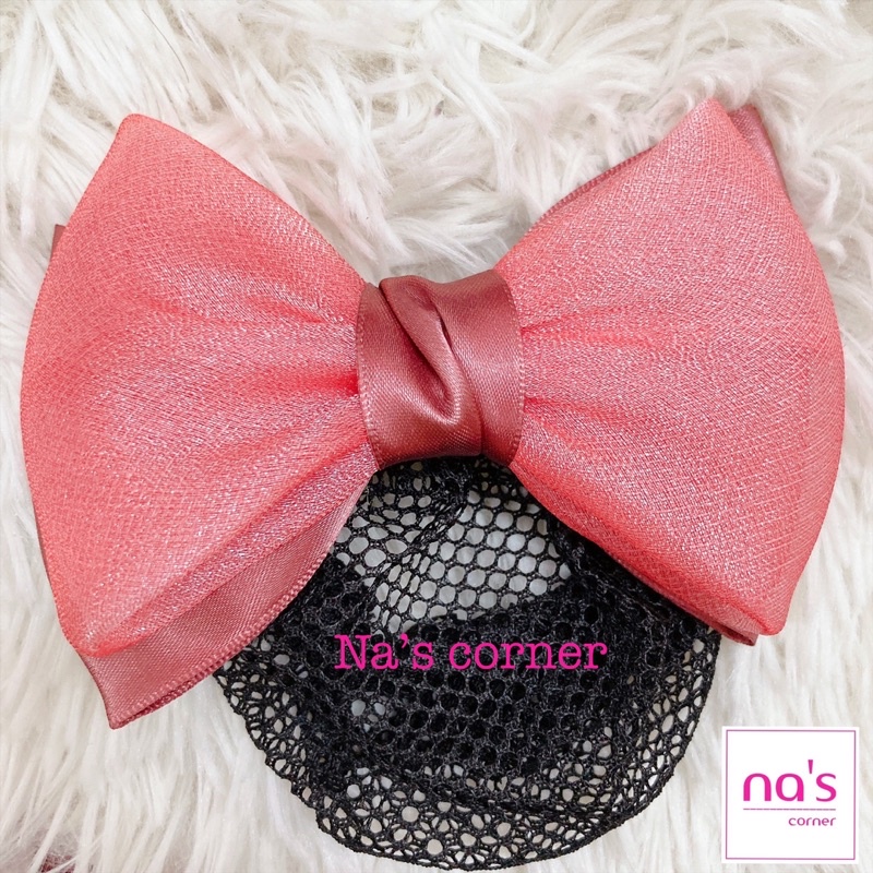 Kẹp lưới bới tóc búi tóc hoạ tiết cao cấp (2)