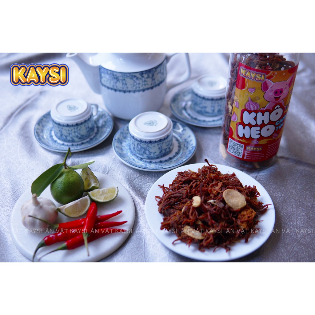 Khô heo cháy tỏi 300g Kaysi đồ ăn vặt Hà Nội | BigBuy360 - bigbuy360.vn