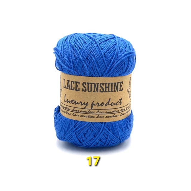 Sợi lace sunshine trơn 1mm