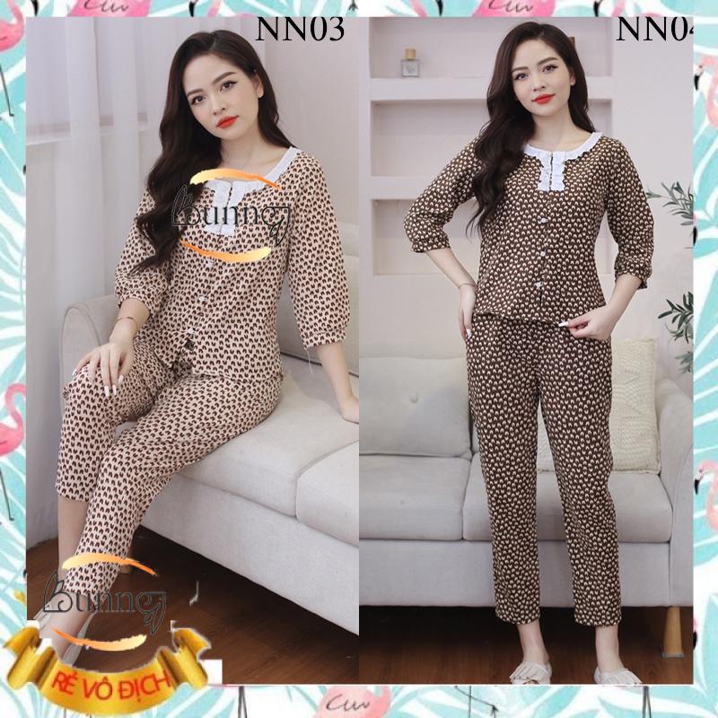 QUẦN ÁO BỘ NỮ MẶC NHÀ CHẤT LIỆU NHUNG NHẬT DÀY DẶN, THÍCH HỢP MẶC THU ĐÔNG