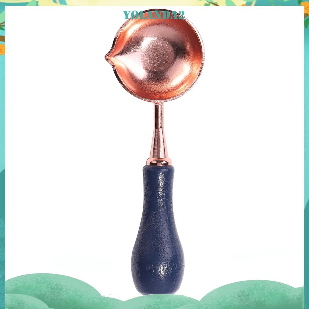 Muỗng Đun Sáp Tay Cầm Gỗ Tiện Dụng